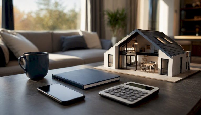 Loft conversion model with financial planning tools