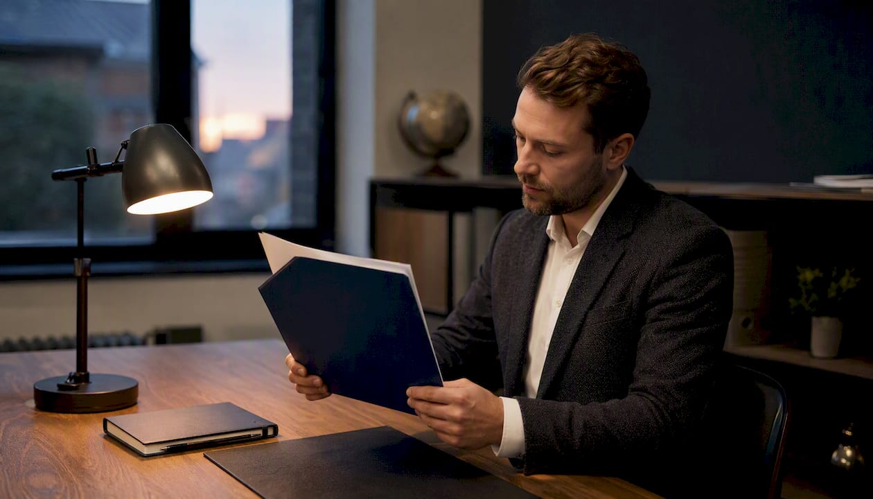Letting agent preparing credit check documents
