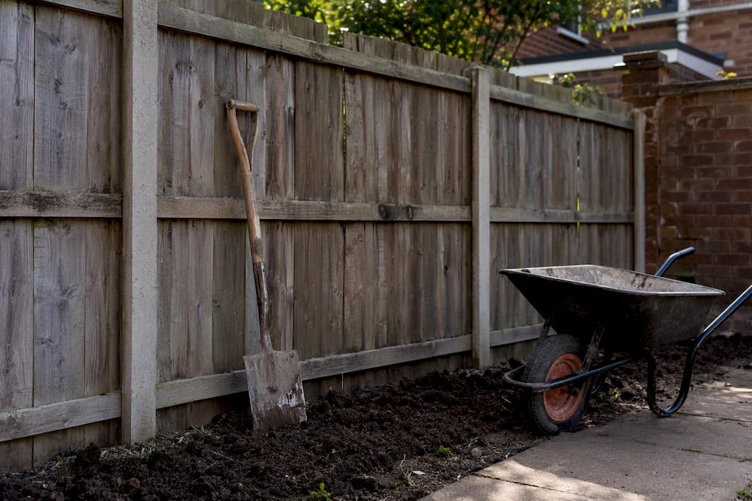 UK suburban home exterior with renovation tools